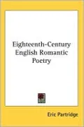 Eighteenthcentury English Romantic Poetr
