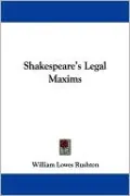 Shakespeare's Legal Maxims
