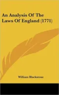 An Analysis of the Laws of England (1771)
