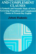 Prepositions and Complement Clauses