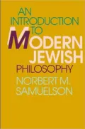 Introduction to Modern Jewish Philosophy, An