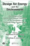 Design for Energy and the Environment: Proceedings of the Seventh International Conference on the Foundations of Computer-Aided Process Design