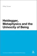 Heidegger, Metaphysics and the Univocity of Being
