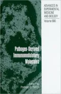 Pathogen-Derived Immunomodulatory Molecules, Vol. 666