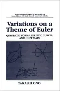 Variations on a Theme of Euler: Quadratic Forms, Elliptic Curves and Hopf Maps
