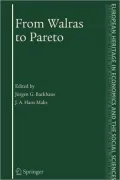 From Walras to Pareto