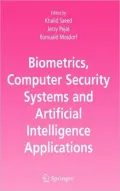 Biometrics, Computer Security Systems and Artificial Intelligence Applications