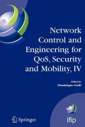 Network Control and Engineering for Qos, Security and Mobility, IV