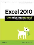 Excel 2010: The Missing Manual