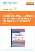 Handbook of Teaching and Learning for Physical Therapists - Pageburst E-Book on Vitalsource (Retail Access Card)