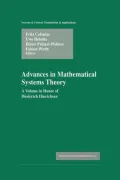Advances in Mathematical Systems Theory: A Volume in Honor of Diederich Hinrichsen