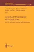 Large-Scale Optimization with Applications: Part III: Molecular Structure and Optimization