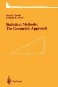 Statistical Methods: The Geometric Approach