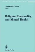 Religion, Personality, and Mental Health