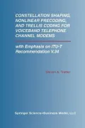 Constellation Shaping, Nonlinear Precoding, and Trellis Coding for Voiceband Telephone Channel Modems