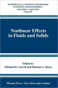 Nonlinear Effects in Fluids and Solids