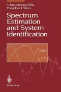 Spectrum Estimation and System Identification