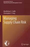Managing Supply Chain Risk