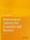 Mathematical Statistics for Economics and Business