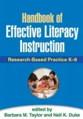 Handbook of Effective Literacy Instruction: Research-Based Practice K-8