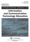 International Journal of Information and Communication Technology Education, Vol 8 ISS 4