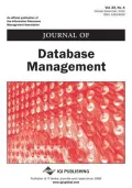 Journal of Database Management, Vol 23 ISS 4