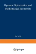 Dynamic Optimization and Mathematical Economics