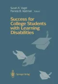 Success for College Students with Learning Disabilities