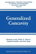 Generalized Concavity