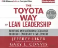 The Toyota Way to Lean Leadership