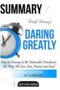Summary Bren Brown's Daring Greatly