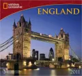 2011 National Geographic England Wall Calendar