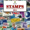 2011 Stamps - Smithsonian Institution Wall Calendar