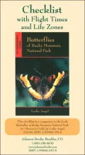 Checklist of the Butterflies of Rocky Mountain National Park: With Flight Times and Life Zones (Package of 5)