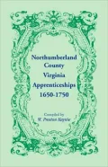Northumberland County, Virginia, Apprenticeships, 1650-1750