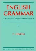 English Grammar: A Function-Based Introduction