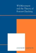 Wh-Movement and the Theory of Feature Checking