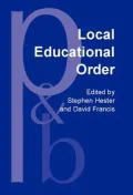 Local Education Order Enthnomethodological Studies of Knowledge in Action