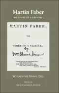 Martin Faber: The Story of a Criminal with Confessions of a Murderer