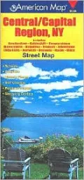 Hagstrom Central Capital Region, New York Street Map
