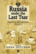Russia Uner The Last Tsar Pape