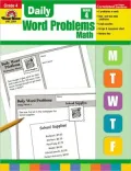 Daily Word Problems Math, Grade 4