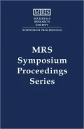 Atomic Scale Structure of Interfaces: Symposium Held November 27-29, 1989 Boston, Massachusetts, U.S.A. Materials Research Society Symposium Proceedi