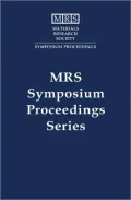 Advanced Organic Solid-State Materials Vol. 173: Materials Research Society Symposium Proceedings