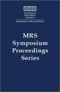 Macromolecular Liquids Vol. 177: Materials Research Society Symposium Proceedings