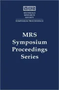Structure-Property Relationships for Metal/Metal Interfaces Vol. 229: Materials Research Society Symposium Proceedings