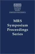 Mechanisms of Thin Film Evolution: Symposium Held November 29-December 3, 1993, Boston, Massachusetts, U.S.A.