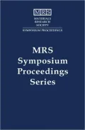 Science and Technology of Fullerene Materials Symposium G, November 28-December 2, 1994