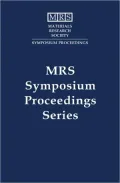 Thin Films-Structure and Morphology: Symposium Held December 2-6, 1996, Boston, Massachusetts, U.S.A.