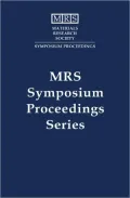 Amorphous and Microcrystalline Silicon Technology-1997 Symposium Held March 31-April 4, 1997...